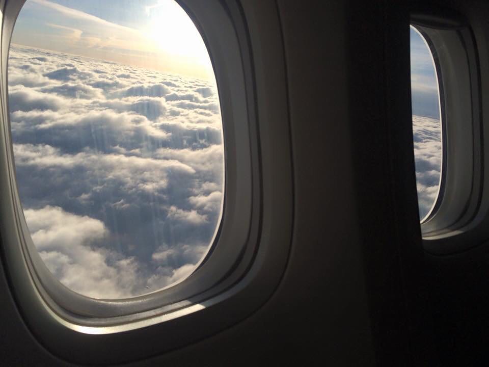 Vanessa Rallonza: Sunset-Dawn Dance from 30,000 Feet ☺️
